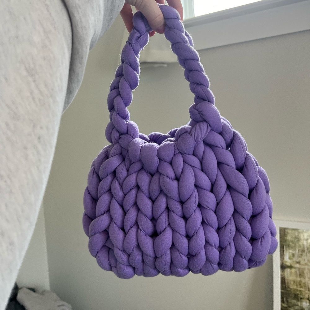 Handmade Chunky knit bag